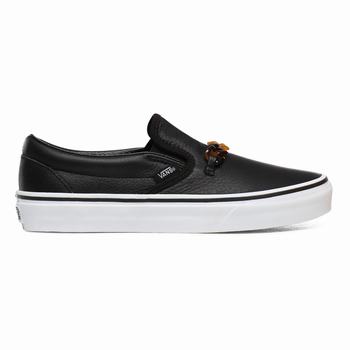 Damske Slip On Tenisky Vans Tort Classic Čierne/Biele VA05JCIGR